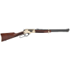 Henry Repeating Arms Side Gate .45-70 Government 20" Barrel 4 Rounds Tube Magazine Walnut Stock Brass/Blued Finish Adjustable Rear Sight Lever Action Rifle