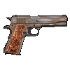Auto Ordnance Bootlegger 1911 .45 ACP 5" 7+1 Distressed Brunt Bronze Cerakote Walnut Semi Auto Pistol