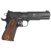 American Tactical, M1911, Semi-automatic, Metal Frame Pistol, Full Size, 22LR, 5" Barrel, Alloy, Blued Finish, Wood Grips, 10 Rounds, CA Approved, Non-threaded Barrel