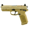 FN 66100223 FNX 45 ACP Caliber with 4.50" Barrel, 10+1 Capacity, Overall Flat Dark Earth
