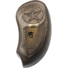 Bond Arms Grip Extended Ash - Lam. Black/grey W/laser Star