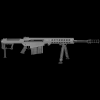 Barrett 18068 M107A1 50 BMG 20" 10+1 Tungsten Gray Cerakote Tungsten Gray