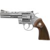 Colt Mfg PYTHONSP4WTS Python 357 Mag 6rd 4.25" Stainless Steel Walnut Target Grip