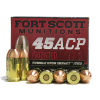 Fort Scott Munitions TUI .45 ACP, 180gr, SCS - 20 Rounds [MPN: 450-180-SCV]