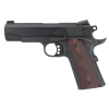 Colt Mfg O4942XE 1911 Combat Commander 9mm Luger 4.25" 9+1 Blued Blued Carbon Steel Slide Checkered Black Cherry G10 Grip