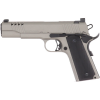 Auto Ordnance 1911-A1 .45 ACP Semi Auto Pistol 5" barrel 7 Rounds Night Sights Rubber Grips Steel Frame/Slide Savage Silver Cerakote Finish