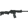 Kel-Tec, Model SU-22CA, Semi-automatic Rifle, 22LR, 16" Barrel, Black, Fixed Stock, Adjustable Sights, 27Rd California Compliant