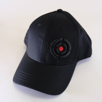 Black Hat with Black off-center Logo