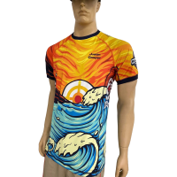 Shield Sights Pro Shooting Shirt - Pan American Handgun Championship - Orange - Extra Extra Large