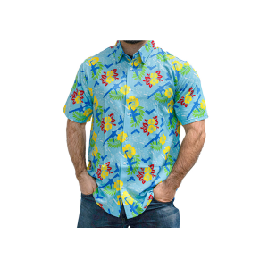 SIG HAWAIIAN PRINT BUTTON DOWN SHIRT - MEDIUM - Sig Sauer