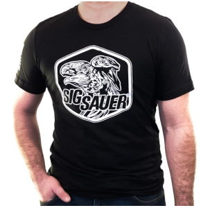 SIG NINE LINE HEAVY METAL EAGLE MENS T-SHIRT BLK- 2XL - Sig Sauer