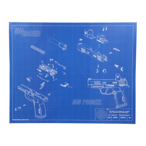 P365XL TECHNICAL DRAWING POSTER 20x16 - Sig Sauer