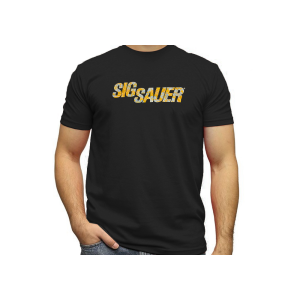 SIG SAUER BLACK MEN'S TSHIRT HAWAIIAN PRINT- MED - Sig Sauer
