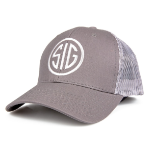 SIG MARK - SLATE GRAY TRUCKER HAT - Sig Sauer
