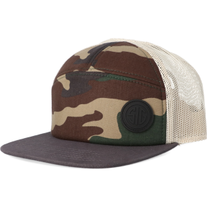 SIG MARK CAMO 7 PANEL TRUCKER HAT - Sig Sauer