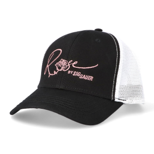 SIG SAUER ROSE, CHARLIE LADIES TRUCKER CAP, BLACK - Sig Sauer