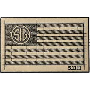 5.11 SIG SAUER SCHEMATIC FLAG PATCH - Sig Sauer