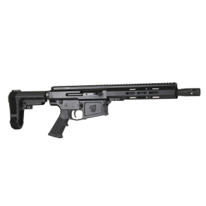 BC-10 | 8.6 Blackout Right Side Charging Billet Pistol | 10.5" Parkerized SOCOM Barrel | 1:3 Twist | Pistol Length Gas System | 9.5" MLOK | No Magazine