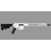 BC-15 | 5.56 NATO Storm Trooper White Cerakote Rifle | 16" Black Nitride Cold Hammer Forged M4 Barrel | 1:8 Twist | Carbine Length Gas System | Talon 15" MLOK Split Rail | No Magazine