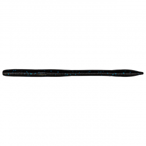 Yamamoto Sensei Worm | Black w/ Blue Flake; 6 1/2 in.