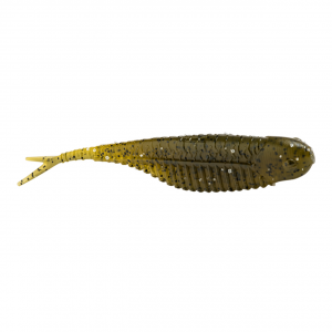 Great Lakes Finesse Hover Minnow | Green Pumpkin Black Flake; 2 3/4 in.