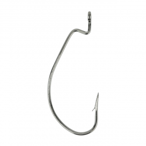 Daiichi Fat Gap Worm & Tube Hook | Black Nickel; 1/0