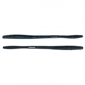 LIVETARGET ICT Straight Tail Worm | Black / Blue; 5 1/2 in.