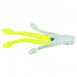 Ol' Blue Tackle Squid Soft Bait | Monkey Milk/Chartreuse; 2 in.