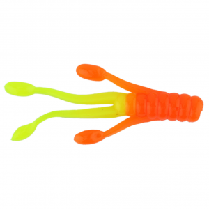 Ol' Blue Tackle Squid Soft Bait | Orange/Chartreuse; 2 in.