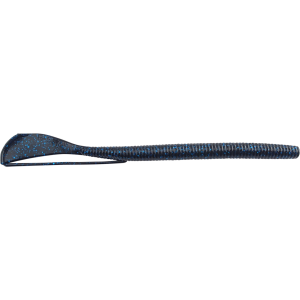 Strike King Rage Cut-R Worms | Black Blue Flake; 6 in.