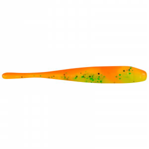 Berkley PowerBait Pro Twitchtail Minnows | Chartreuse Black Fleck/Orange; 3 in.
