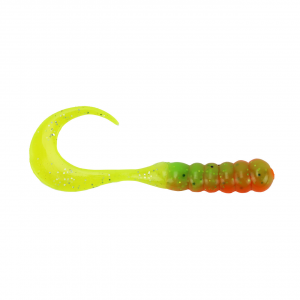 Berkley PowerBait 3 in. Ribbontail Grubs | Firetiger