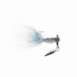 Strike King Mr. Crappie Maribou Sausage Spin | Ghost Minnow; 1/16 oz.
