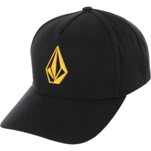 Volcom Embossed Stoned Snapback Hat   mustard gold
