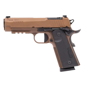Sig Sauer 1911XCA-45-CXR3 1911-X Carry 45 ACP Pistol 4.25 Coyote, SAO, X-Ray 3, Optic Ready, G10 Grip, 2-8 Rnd