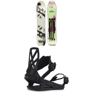 Ride Psychocandy Snowboard 2023 - 158 Package (158 cm) + L Mens in Black size 158/L | Nylon