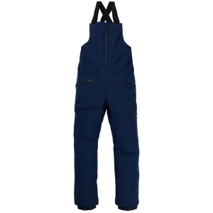 Burton Reserve Short Bib Pants 2024 in Black size Large | Polyester