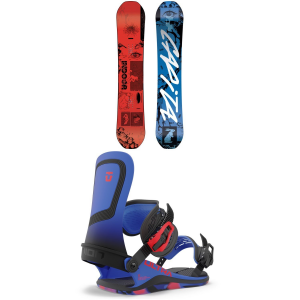 CAPiTA Indoor Survival Snowboard 2024 - 158 Package (158 cm) + L Mens | Nylon/Silk in Blue size 158/L | Nylon/Polyester/Silk