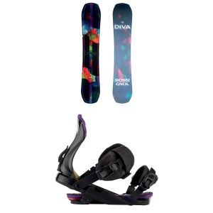 Women's Rossignol Diva Snowboard 2023 - 152 Package (152 cm) + S/M Womens size 152/S/M