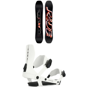 Ride Shadowban Snowboard 2024 - 155W Package (155W cm) + L Mens in Black size 155W/L | Aluminum/Bamboo