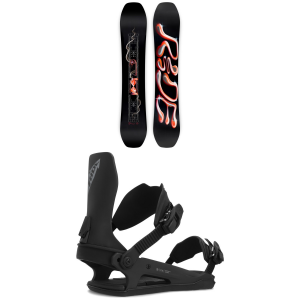 Ride Shadowban Snowboard 2024   160W Package (160W cm) + M Mens in White size 160W/M | Bamboo