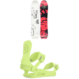 Ride Psychocandy Snowboard 2024   154 Package (154 cm) + M Womens in White size 154/M