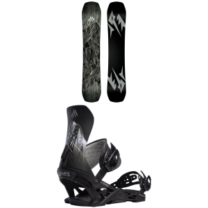 Jones Ultra Mountain Twin Snowboard 2024   163 Package (163 cm) + M Mens in Red size 163/M | Bamboo