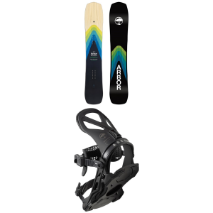 Arbor Crosscut Camber Snowboard 2024   162 Package (162 cm) + Large/X Large Mens in Black size 162/L/Xl | Nylon