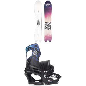Nidecker Beta Snowboard 2024 - 157 Package (157 cm) + L Mens in Black size 157/L | Nylon/Aluminum