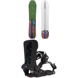 K2 Party Platter Snowboard 2024   147 Package (147 cm) + M Womens size 147/M | Bamboo