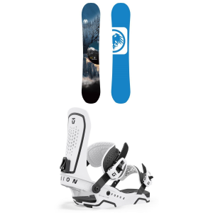 Never Summer Snowtrooper X Snowboard 2024 - 160W Package (160W cm) + L Mens in Green size 160W/L | Plastic