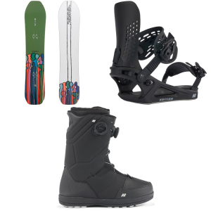 K2 Party Platter Snowboard 2024   147 Package (147 cm) + M Mens size 147/M | Nylon/Bamboo