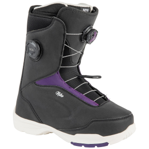Nitro Nitro Scala Boa Snowboard Boots in Black size 6 Rubber 2025