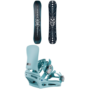 Burton Free Thinker Snowboard 2024   160W Package (160W cm) + L Mens | Aluminum in Blue size 160W/L | Aluminum/Polyester